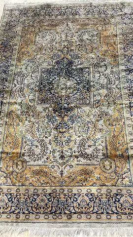 Semi antique hand knotted Persian rug