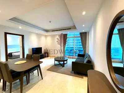 Fully Furnished 1-Bedroom Apartment | Orra Marina | Chiller Included | Dubai Marina