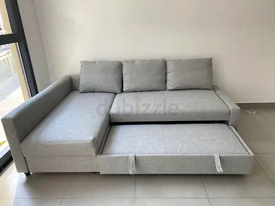 Ikea sofa cumbed brand new never used Size 230/150cm convirtible into queen size bed and have big s