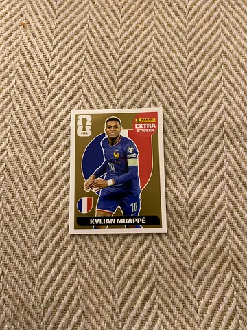 Kylian Mbappé Panini Sticker / Trading Card - France (Good Condition)