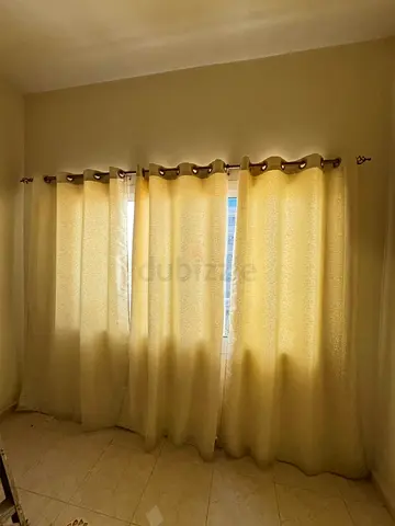 Window Curtains & frame
