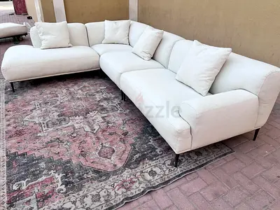 The Loom collection L Shape Sofa Beige