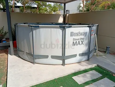 Bestway Steel Pro MAX 366 x 100 cm Above-Ground Pool Set,not clean