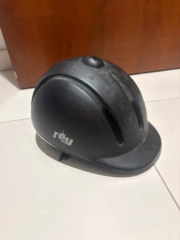 Black Riding Helmet (Equestrian) - Used, Good Condition