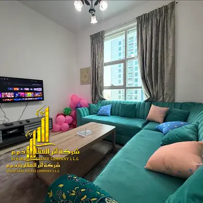 ✨ Luxury apartment for monthly rent, one bedroom and a hall with an open view, fully furnished with elegant furniture and a fully equipped kitchen