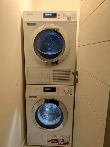 Miele Stacked 9kg Saprat Washer Dryer Sat Digital invtar Latest Version 60cm