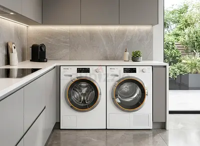 Miele W1 9kg Washing Machine & T1 8kg Heat Pump Dryer Set | Premium Laundry Package