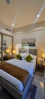 Furnished 1BR Apartment | Majestique Residence 1 | Balcony & Community View