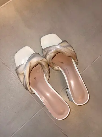 Women’s white heels