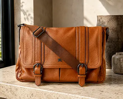 Burberry leather bag
