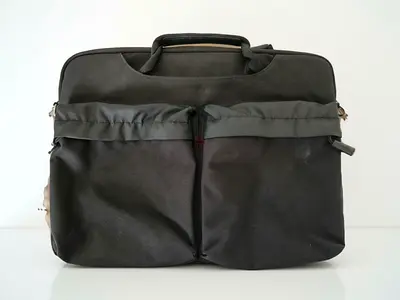 Hyphen Black Laptop Briefcase Bag with Front Pockets - Almost New