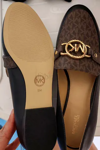 Michael Kors women’s flat loafers size 41 (EU) - brown MK logo