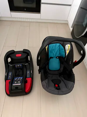 Infant car seat with base - used, good condition