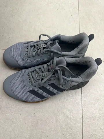 Grey Adidas Dropset 3 training shoes size US 10.5, UK 10, lightly used, in perfect condition.