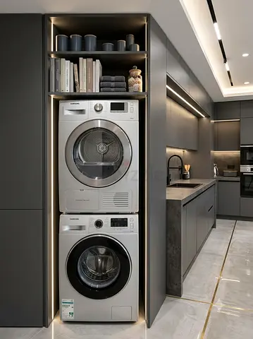Samsung 8kg Washing Machine & Dryer Set | Modern Laundry Appliance Pair
