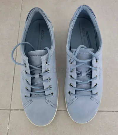 Light blue ECCO Suede leather sneakers - size 37