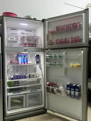 Used Double-Door Refrigerator - Good Working Condition. Samsung RT63FBPN Double Door Refrigerator