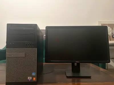 Dell computer + dell screen