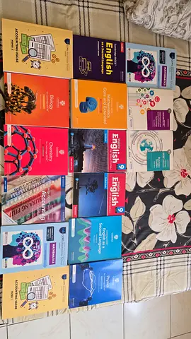 Bundle of Cambridge IGCSE/IGCSE-equivalent Textbooks — English, Maths, Sciences, Accounting