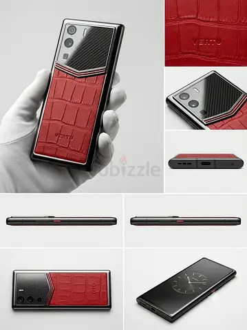 Vertu Luxury Red Leather Android Smartphone - Excellent Condition
