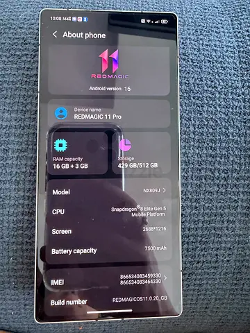 Red Magic 11 pro
