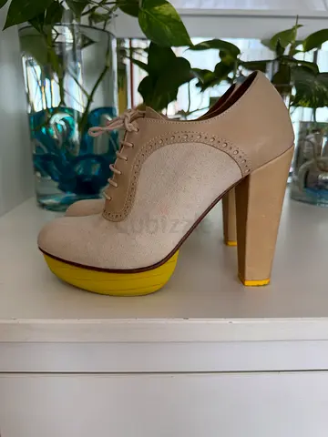 Heel Oxford Shoes Size 38