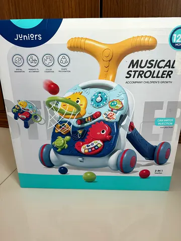 Juniors Musical Stroller Baby Walker - Activity Push Toy