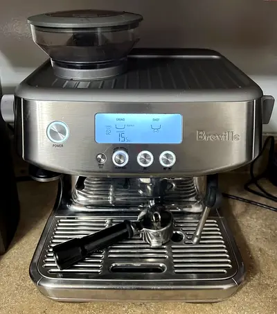 Breville BES878BSS Barista Pro Espresso Machine, Brushed Stainless Steel