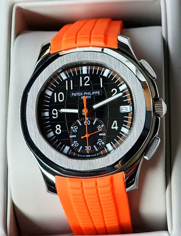 Patek Philippe Aquanaut Men's Master Quality Watch with Black Dial and Rubber Strap🔥🔥🔥🔥🔥