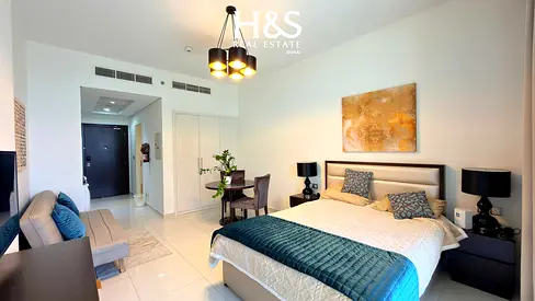 Furnished 1 BR | High Floor | Balcony |Ghalia JVC