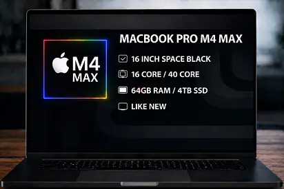 MacBook Pro M4 Max | 64GB RAM | 4TB SSD | 16 inch
