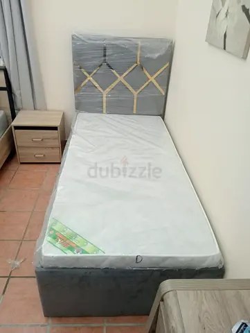 Single bed with mattress available