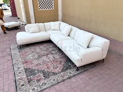 The loom collection L Shape Sofa Beige excellent condition