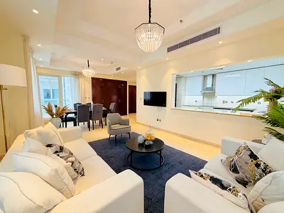 Fully Furnished | Chiller AC Free | Sea View 2-BR Apt