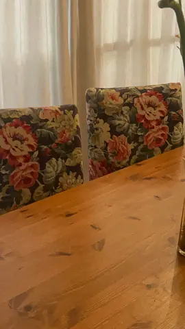 6 wooden Floral Chairs from IKEA