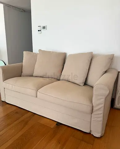 GRÖNLID 2-seat sofa bed Sporda natural