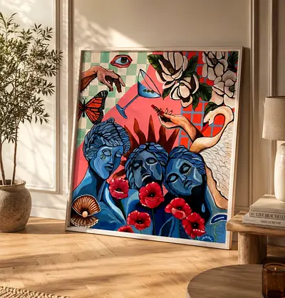 Handcrafted Acrylic Artwork