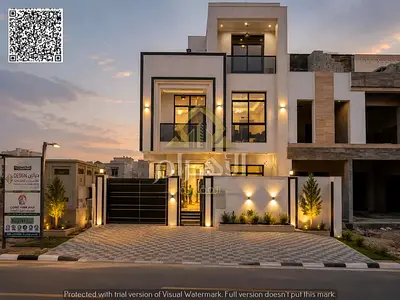 فيلا شارع و سكه للبيع من المالك مباشرة بسعر لقطة وبدون دفعة مقدمة فيلا مودرن قريب المسجد من افخم فلل عجمان بتصميم القصور و بتشطيبات سوبر ديلوكس وبناء