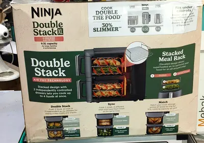 Ninja DoubleStack XL 2 Basket Air Fryer 9.5L