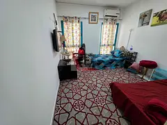 Furnished 1bhk||centeral Ac and kitchen with balcony ||open view