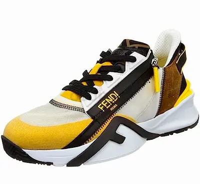 Brand: FENDI Fendi Men's Sneakers 7E1392AD7V Flow Mix Nylon+Mix Crosta