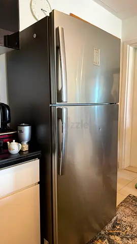 Samsung Stainless Steel Top Freezer Refrigerator - Good Working Condition