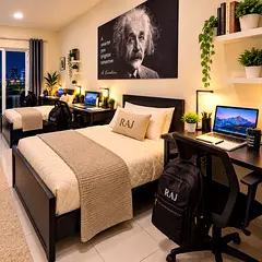 🏡 RAJBHAI | Fully Furnished Bedspace for Students & Bachelors 👨‍💻 | Individual Workstatio