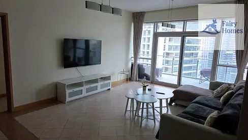 مارينا فيو 3BHK | شقة مفروشة | الوصول إلى الشرفة