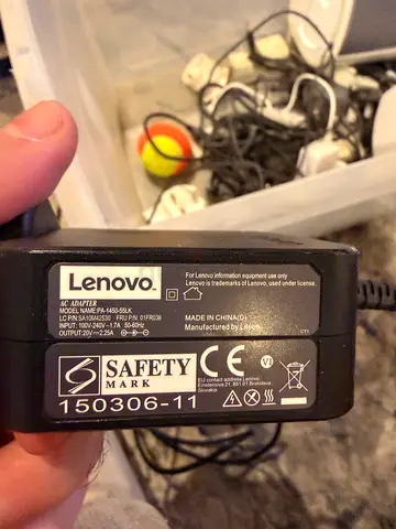2x Original Lenovo 45W Laptop Chargers – 20V 2.25A