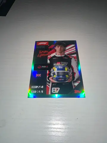 Rare Racing Driver Holographic Trading Card — Limited Edition