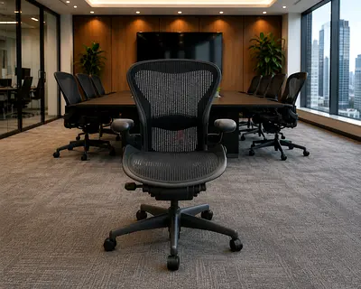 Herman Miller Ergonomic Mesh Office Chair - Good Condition (Set Available)