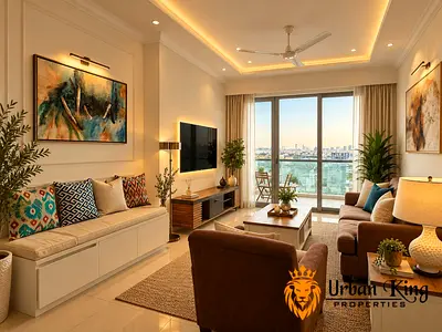 شقة بغرفة نوم واحدة | إطلالة على المسبح والقناة | Fairview Residency