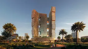 Prime Retail Shop | Binghatti Skyterraces | Pool & Skyline Views