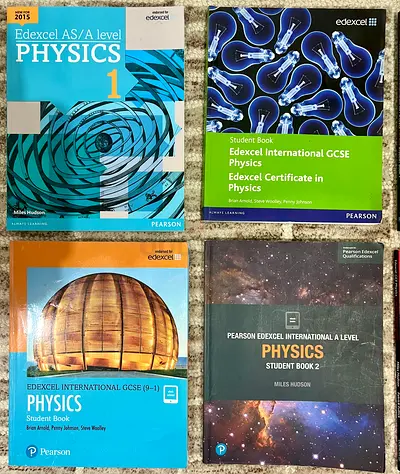 Set of Edexcel Physics Textbooks — GCSE & A Level (4 books)